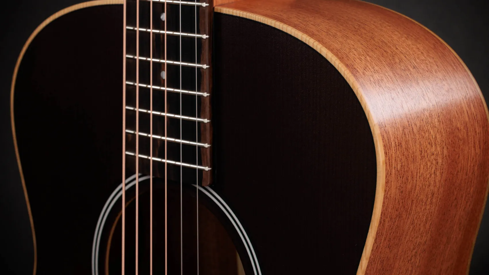 GS Mini-e Special Edition, Sunset Fade Layered Sapele Acoustic